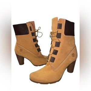Timberland Women's Tan Heeled Boots